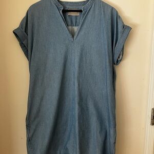 Everlane Denim Blue Dress w pockets